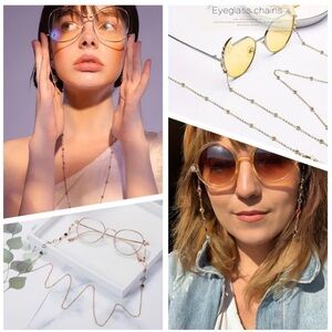 4  Eyeglass Chains with Beaded Accents